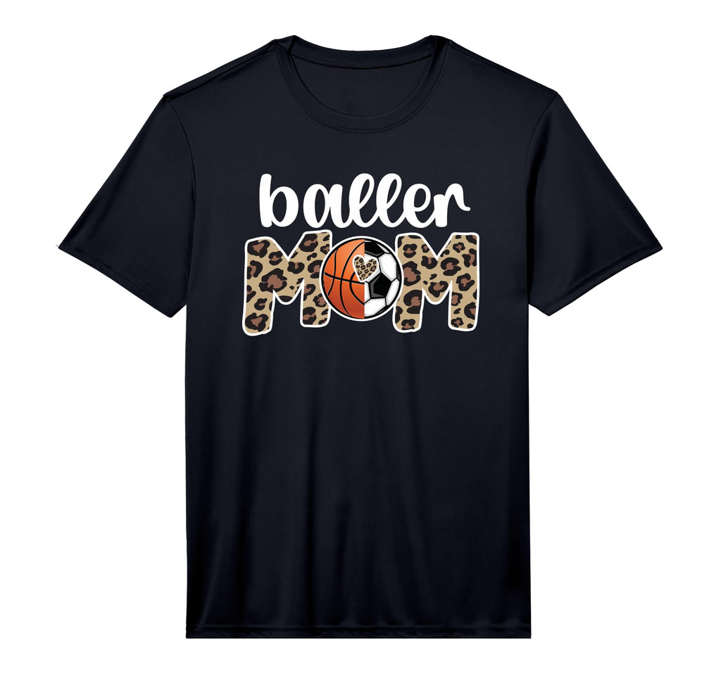 Mens Baller Mom Proud Basketball T-Shirt - Trendy Graphic for Adults