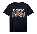 Mens Baller Mom Proud Basketball T-Shirt - Trendy Graphic for Adults