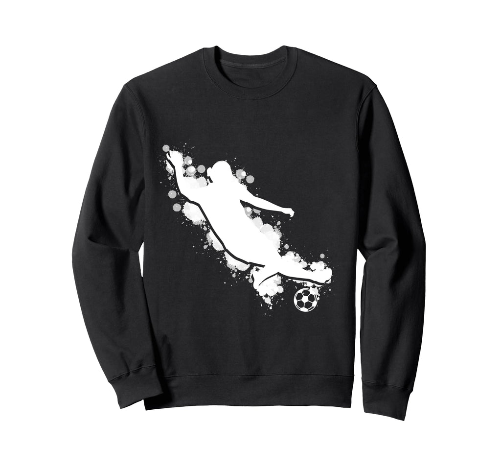 Soccer Silhouette Sweatshirt - Fun Novelty Design for Adults