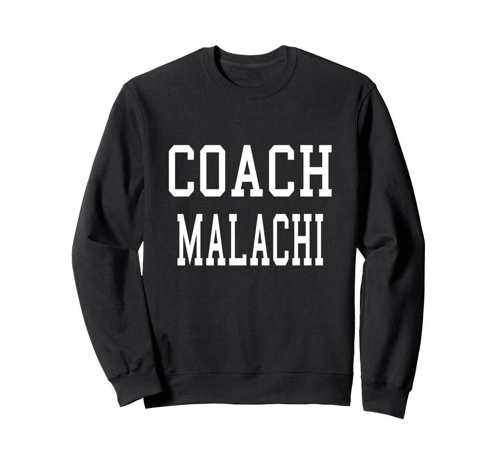 Coach Malachi Custom Football Soccer Sweatshirt - Graphic Print Unisex
