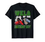 Wela Birthday Soccer Group Family T-Shirt - Casual Everyday Wear Men Women