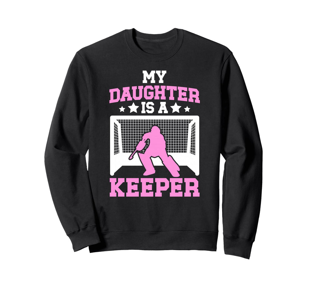 Field Hockey Keeper Mom Field Sweatshirt - Casual Everyday Wear for Adults