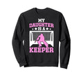 Field Hockey Keeper Mom Field Sweatshirt - Casual Everyday Wear for Adults