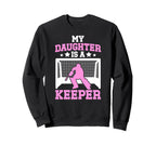 Field Hockey Keeper Mom Field Sweatshirt - Casual Everyday Wear for Adults