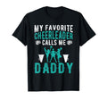 My Favorite Cheerleader Calls Me T-Shirt - Aesthetic Graphic for Adults