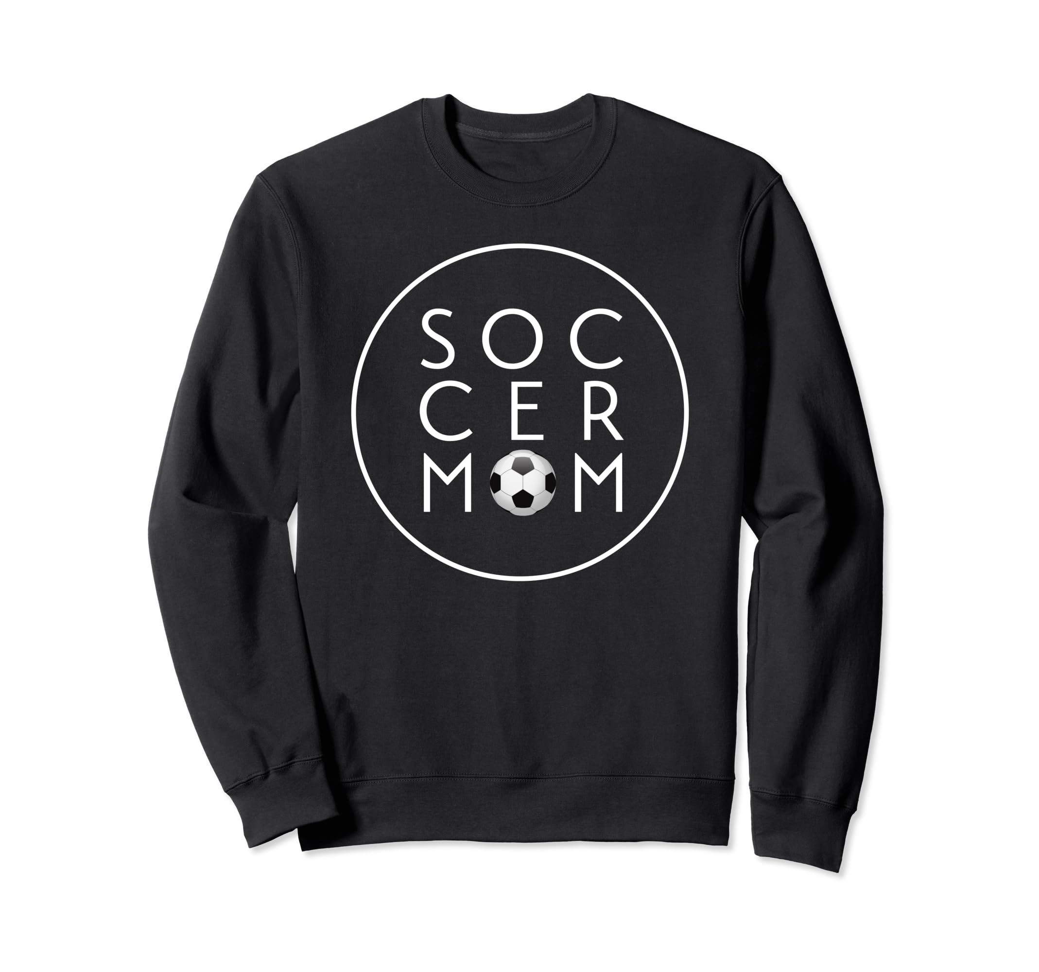 Proud To Be Soccer Mom Football Sweatshirt - Novelty Apparel for Adults