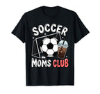 Soccer Moms Club Trendy Gameday Doodle T-Shirt - Aesthetic Graphic Unisex