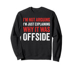 Funny Soccer Tournament Outfit Sweatshirt - Minimalist Print for Adults