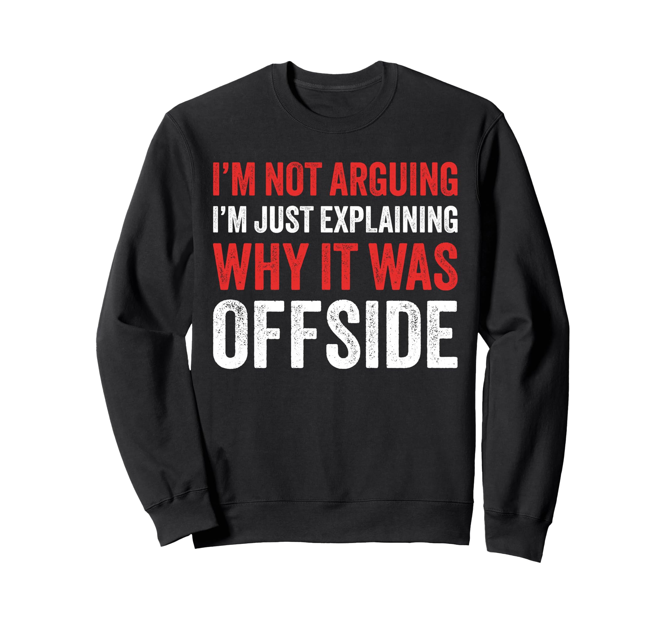 Funny Soccer Tournament Outfit Sweatshirt - Minimalist Print for Adults
