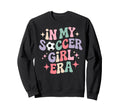 My Soccer Era Groovy Football Player Sweatshirt - Unique Graphic Men Women
