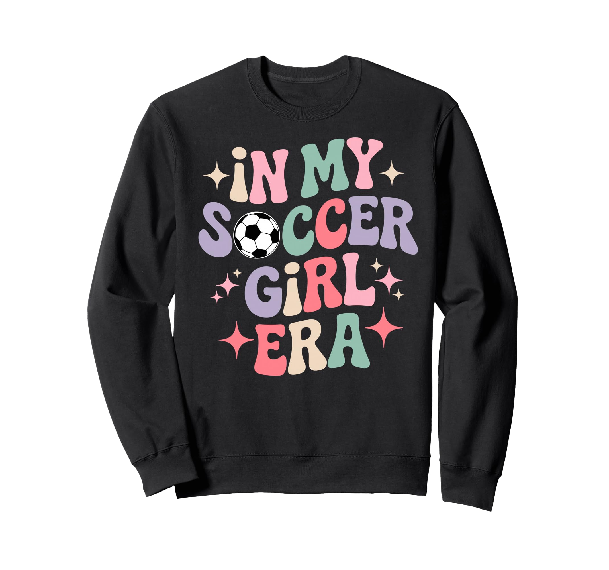 My Soccer Era Groovy Football Player Sweatshirt - Unique Graphic Men Women