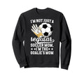 Im Soccer Goalkeeper Mom Soccer Sweatshirt - Custom Art Print Unisex
