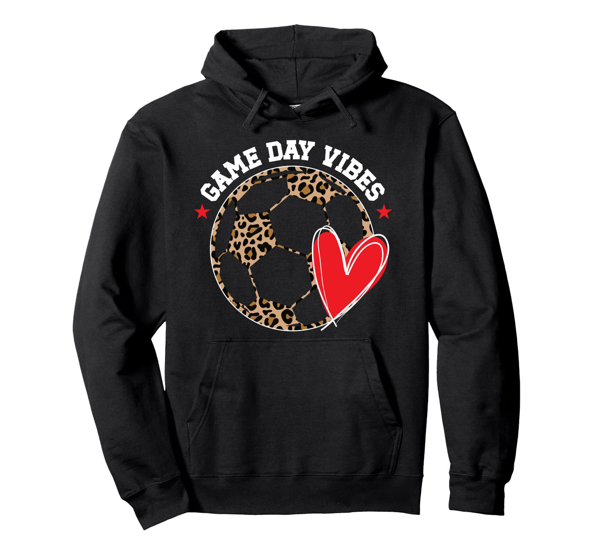 Soccer Game Day Vibes Game Day Soccer Hoodie - Trendy Graphic Unisex