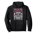 Cheer And Soccer Mom Soccer Player Hoodie - Fun Novelty Design Men Women
