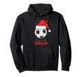 Soccer Santas Favorite Goalkeeper Goalie Hoodie - Aesthetic Graphic Unisex