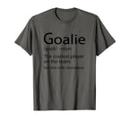 Funny Soccer Goalie T-Shirt - Minimalist Print Unisex