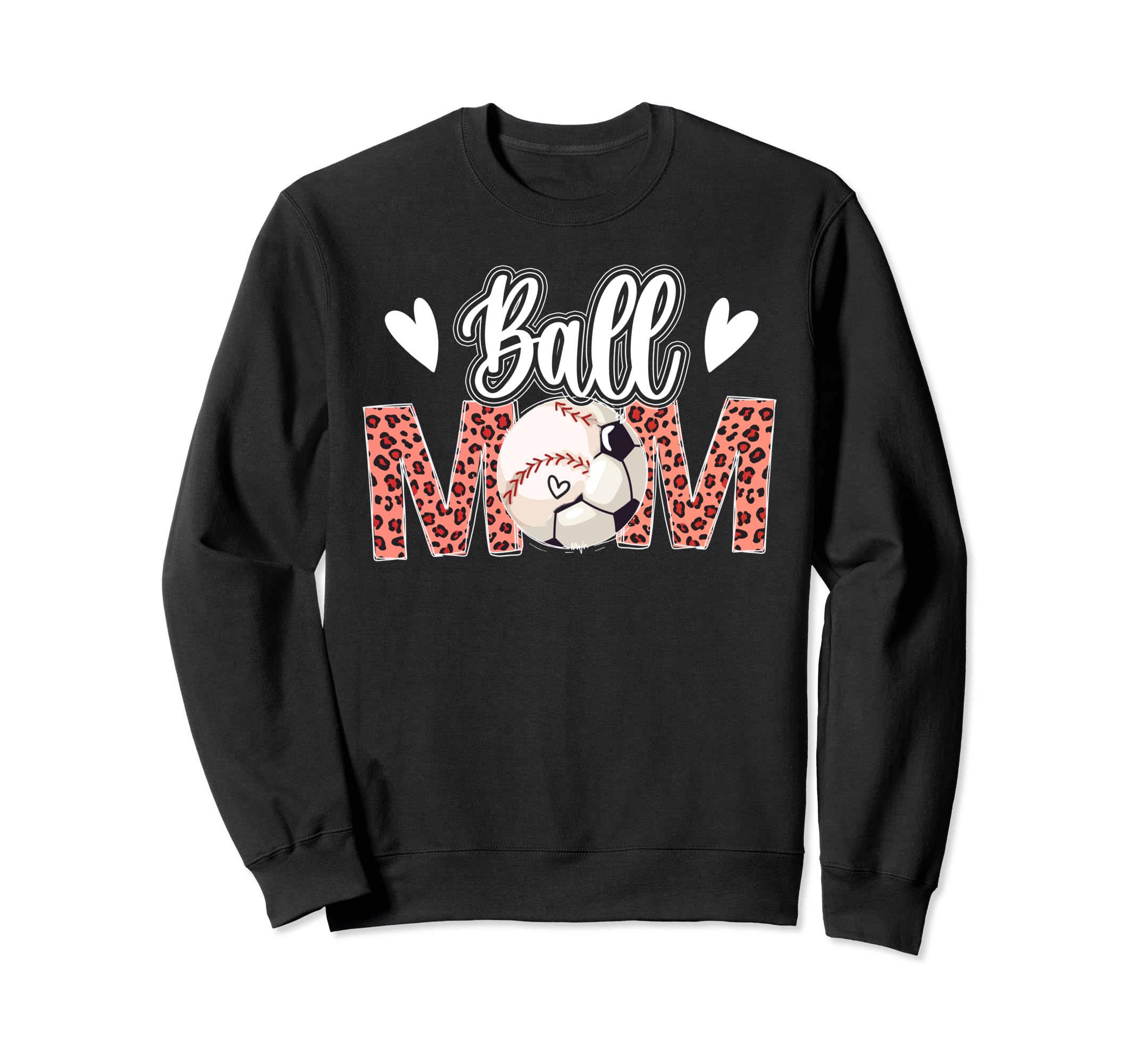 Ball Mom Soccer Baseball Mom Baseball Sweatshirt - Minimalist Print Unisex