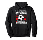 Biggest Fan Soccer Stepmom Soccer Hoodie - Streetwear Style Men Women