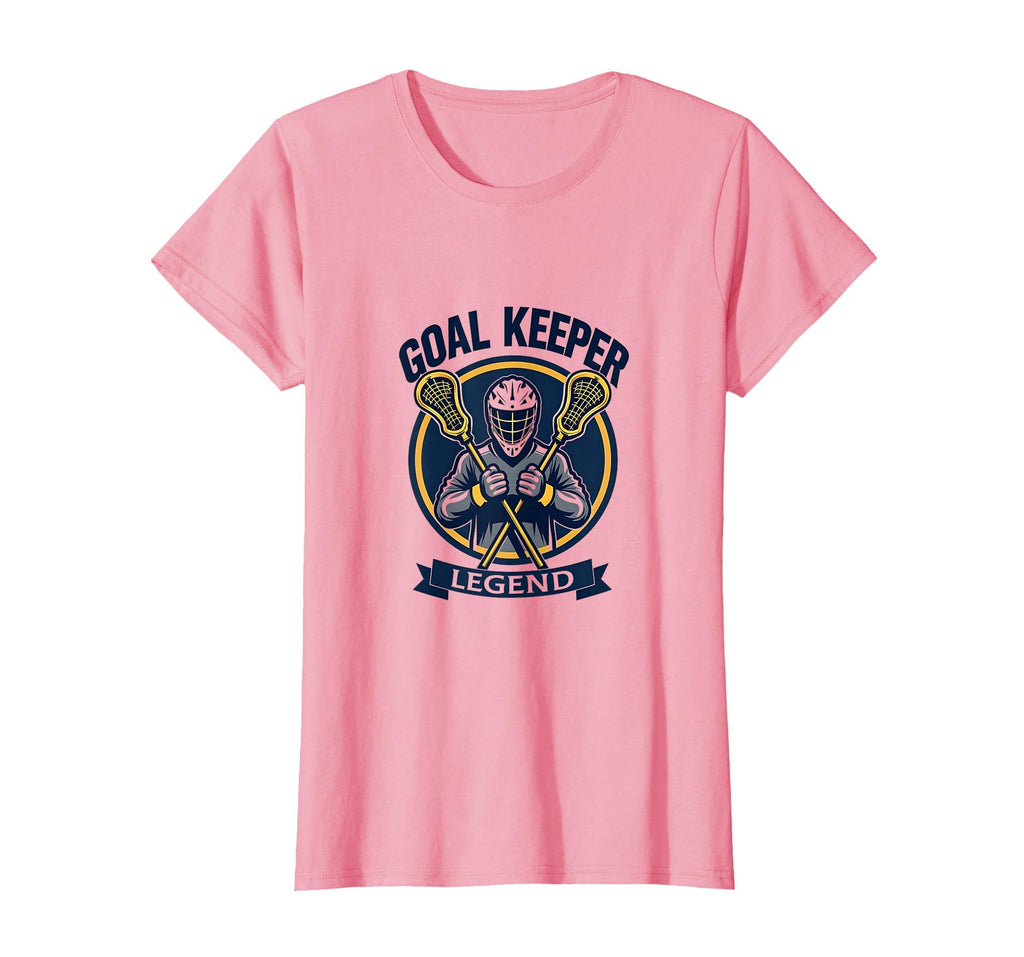 Goal Keeper Legend Lacrosse T-Shirt - Custom Art Print for Adults