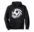 Soccer Drawing Footballer Goal Keeper Hoodie - Streetwear Style for Adults