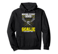 Lax Goalie Player Fan Coach Outfit Hoodie - Unique Graphic for Adults