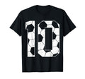 10Th Birthday Soccer Player Football T-Shirt - Streetwear Style Men Women