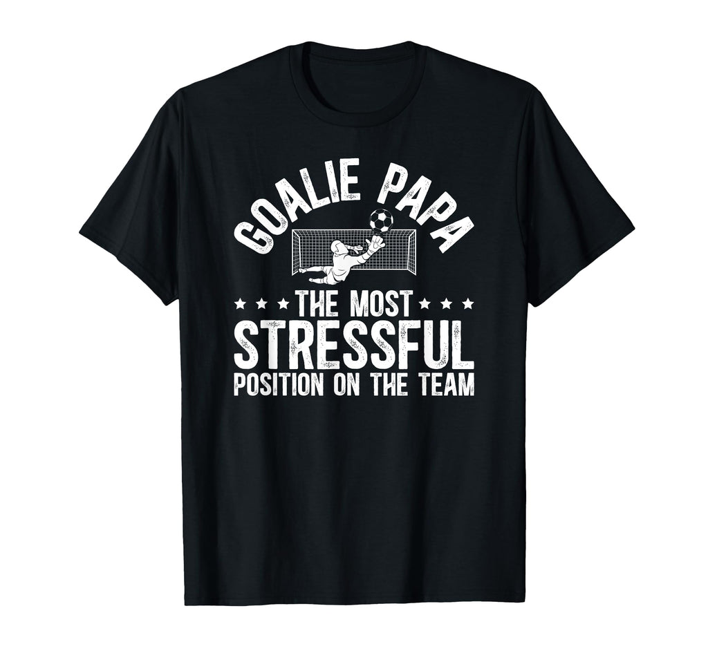 Soccer Goalie Papa Definition Soccer T-Shirt - Graphic Print Unisex