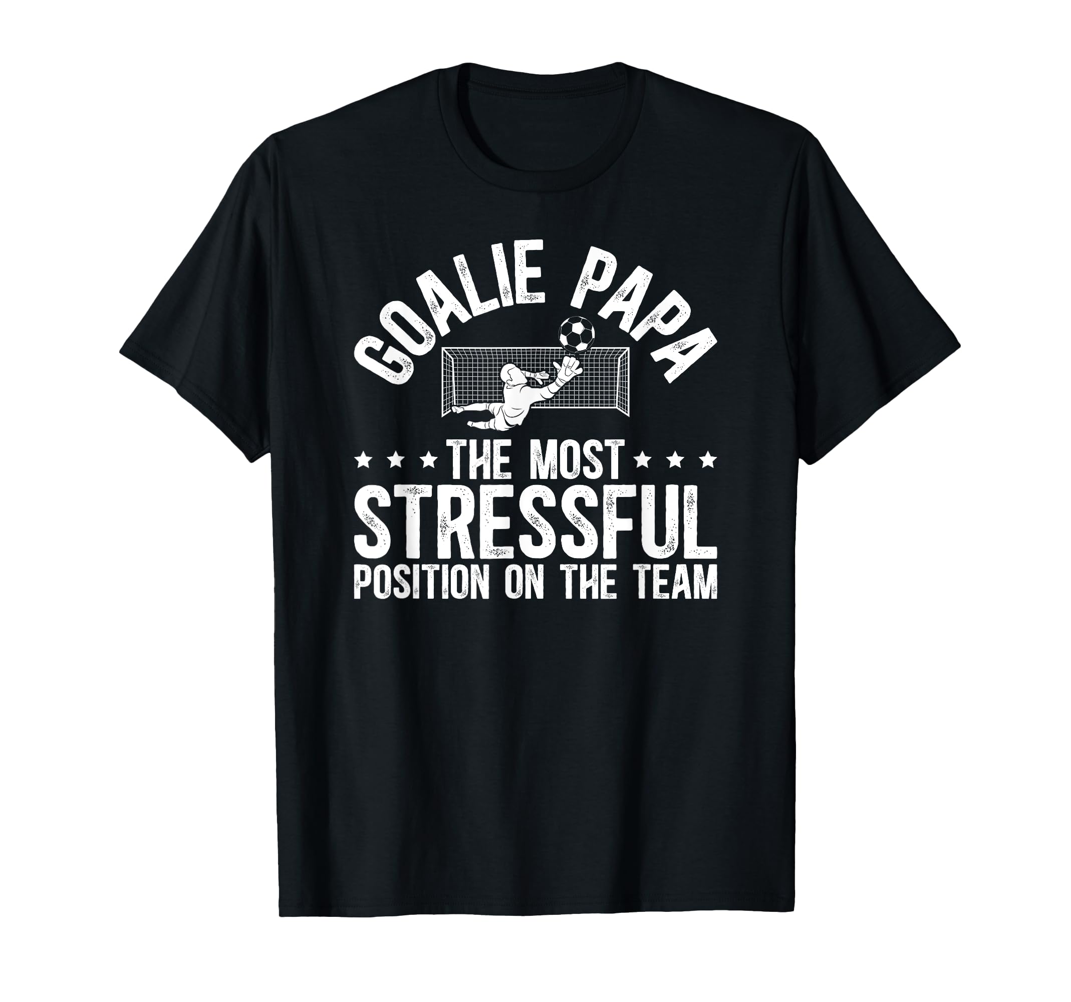 Soccer Goalie Papa Definition Soccer T-Shirt - Graphic Print Unisex