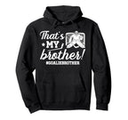 My Brother Hockey Goalie Brother Hockey Hoodie - Graphic Print Men Women