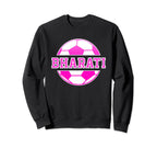 Bharati Name Soccer Play Football Sweatshirt - Custom Art Print Men Women
