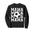 Soccer Mama Cracked Wall Family Sweatshirt - Fun Novelty Design for Adults