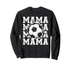 Soccer Mama Cracked Wall Family Sweatshirt - Fun Novelty Design for Adults