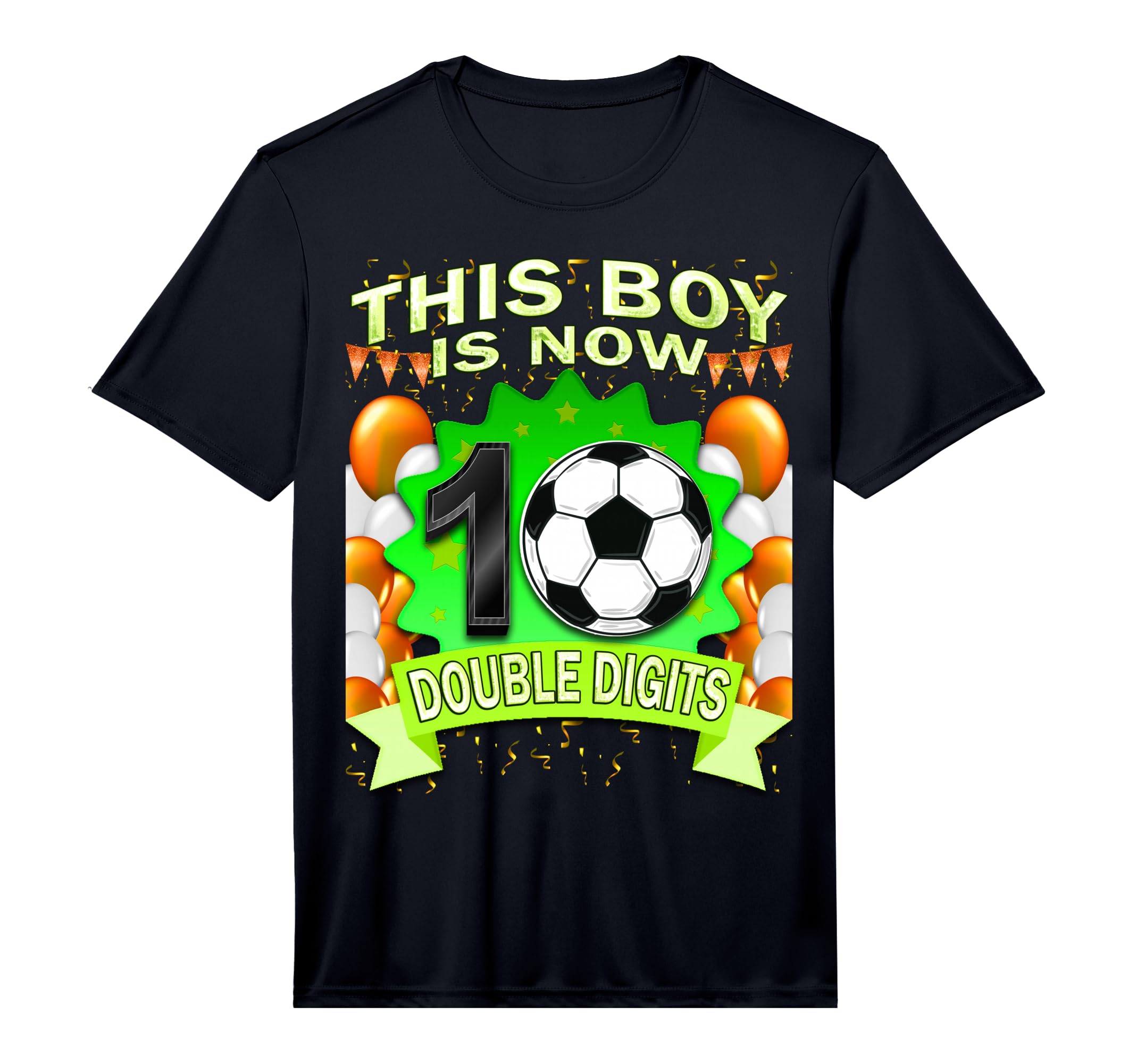 This Now 10 Double Digits Soccer 10 T-Shirt - Graphic Print Men Women