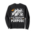 Soccer Player Soccer Dad Kick Sweatshirt - Casual Everyday Wear for Adults