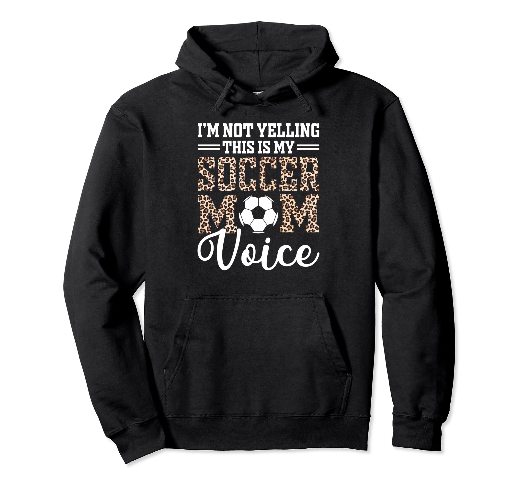 This Is My Soccer Mom Voice Mothers Day Hoodie - Aesthetic Graphic Unisex