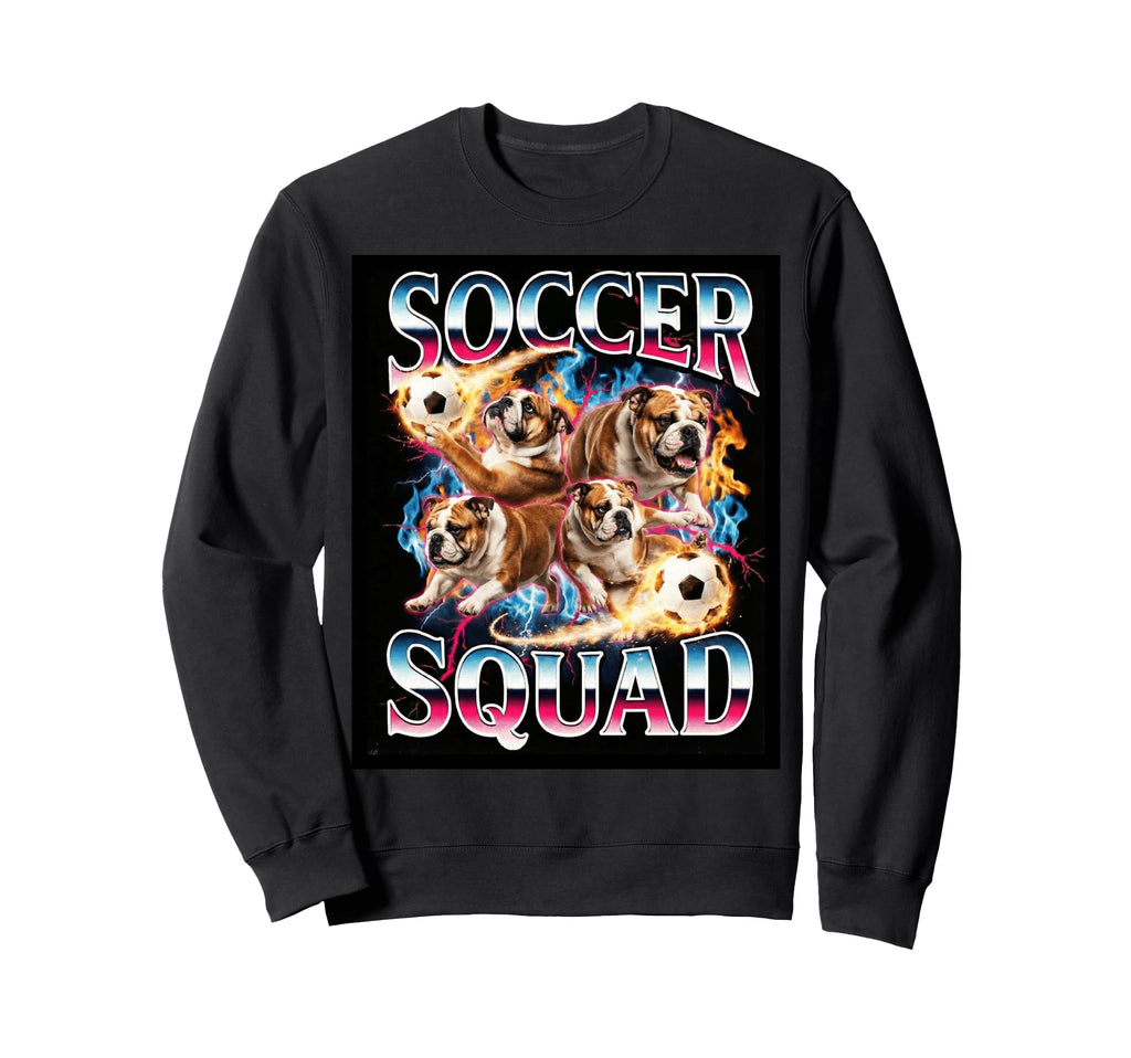 Funny Soccer Squad Meme Bootleg Sweatshirt - Casual Everyday Wear Unisex