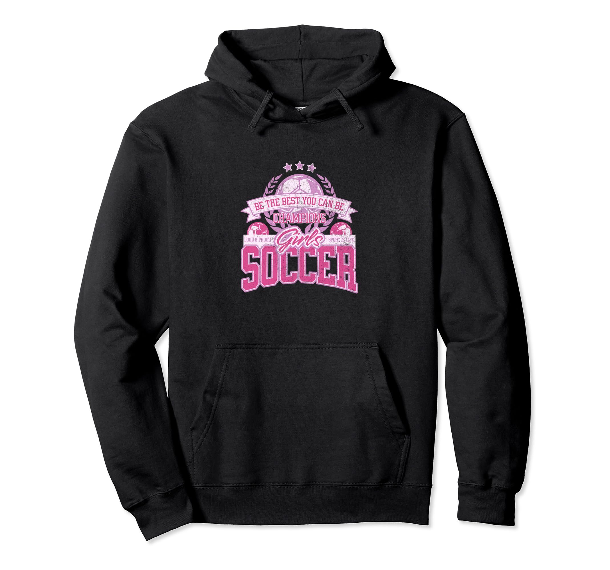 Be Best You Can Be Womens Soccer Hoodie - Custom Art Print Unisex
