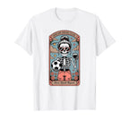 Sideline Social Club Skeleton Soccer Mom T-Shirt - Unique Graphic Unisex