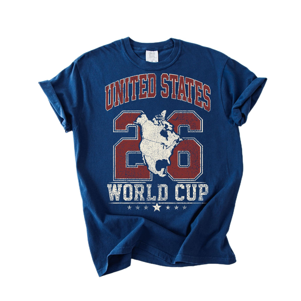 USA Vintage Soccer T-Shirt | American Football Supporter Tee