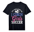 Mens Funny I Coach Soccer Football T-Shirt - Minimalist Print for Adults