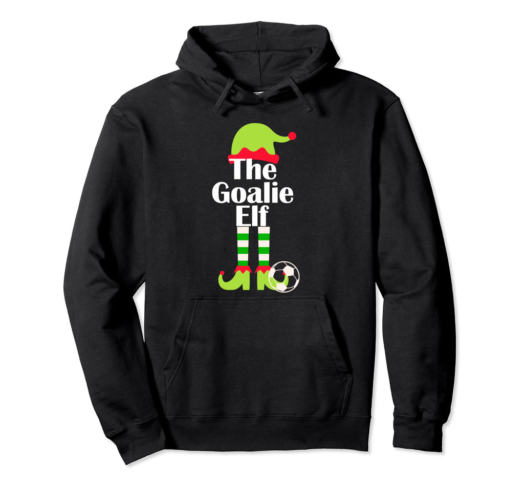 Goalie Elf Soccer Pajama Sport X Mas Hoodie - Fun Novelty Design Men Women