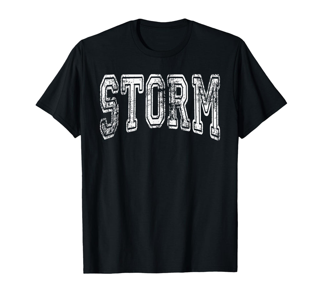 Storm Team Mascot Name Distressed T-Shirt - Aesthetic Graphic Unisex