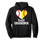 Ball Grandma Funny Baseball Softball Hoodie - Graphic Print Men Women