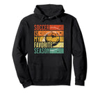 Distressed Soccer Is My Favorite Hoodie - Casual Everyday Wear Men Women