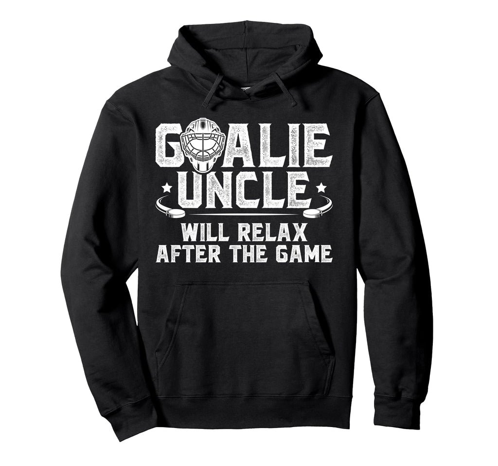Funny Hockey Goalie Uncle Ice Hockey Hoodie - Custom Art Print Unisex