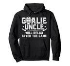 Funny Hockey Goalie Uncle Ice Hockey Hoodie - Custom Art Print Unisex