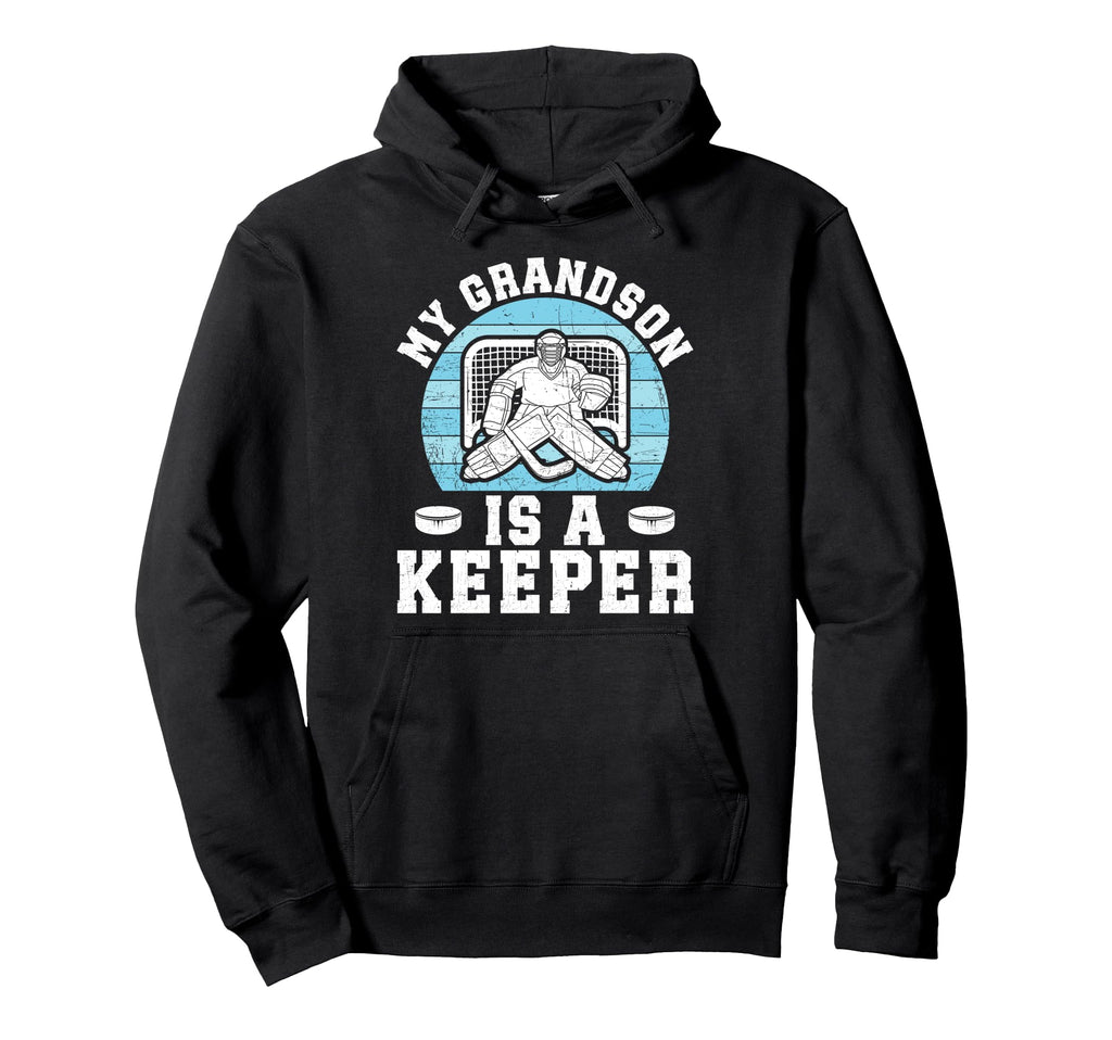 Proud Hockey Keeper Papa Ice Hockey Hoodie - Streetwear Style Men Women