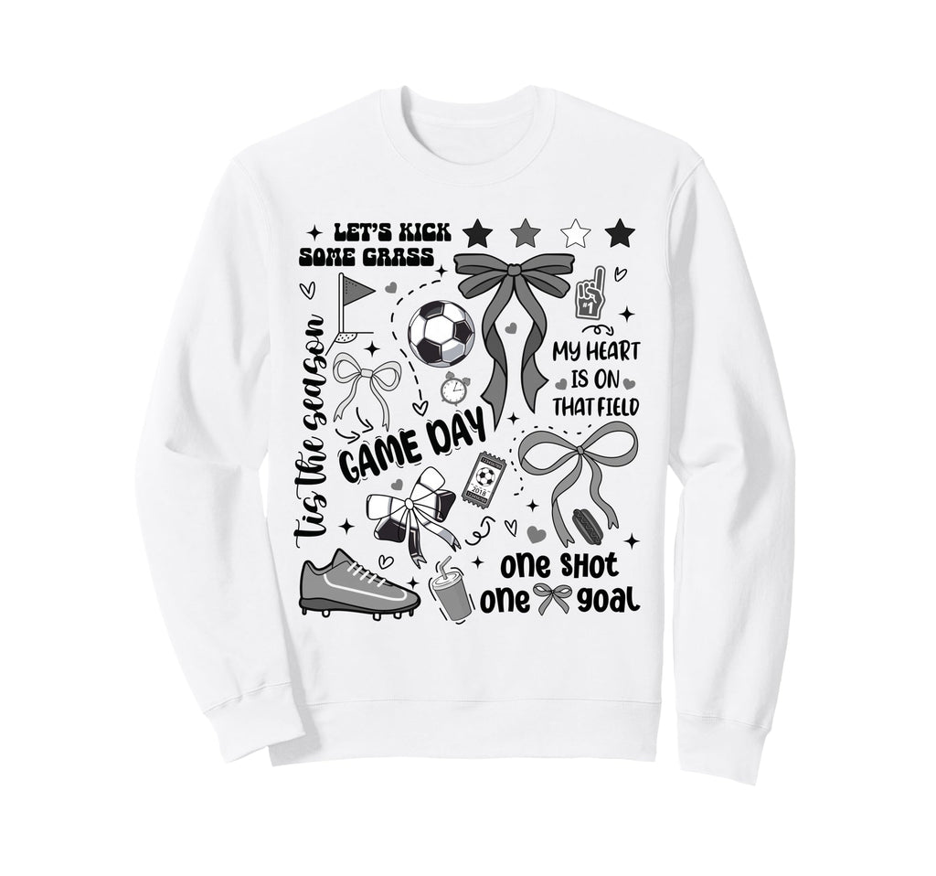 Soccer Streetwear Preppy Soccer Sweatshirt - Aesthetic Graphic Men Women