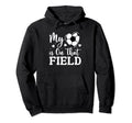 My Heart Is That Soccer Field Funny Hoodie - Streetwear Style for Adults