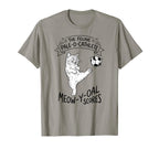 Funny Cat Soccer Ball T-Shirt - Minimalist Print for Adults